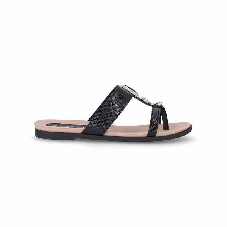 Sandalia Mujer Negro Mari Piccadilly-1