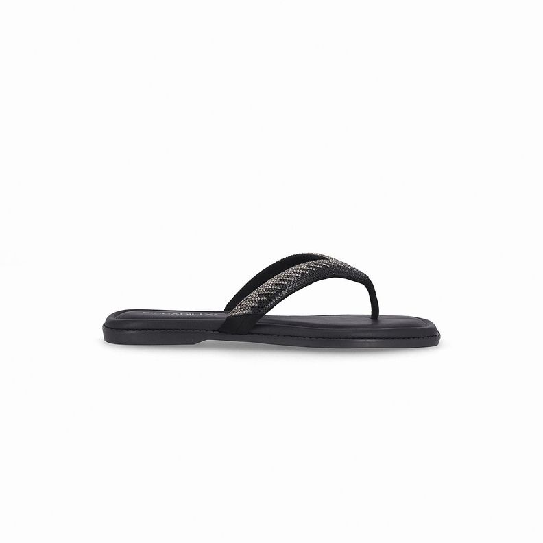 Sandalia Mujer Negro/Strass Gabi Piccadilly-0