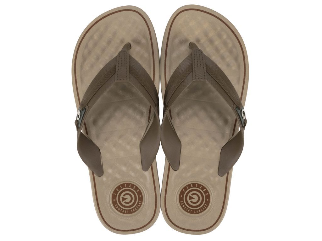 Sandalia Hombre Beige/Marrón Arizona Cartago-0