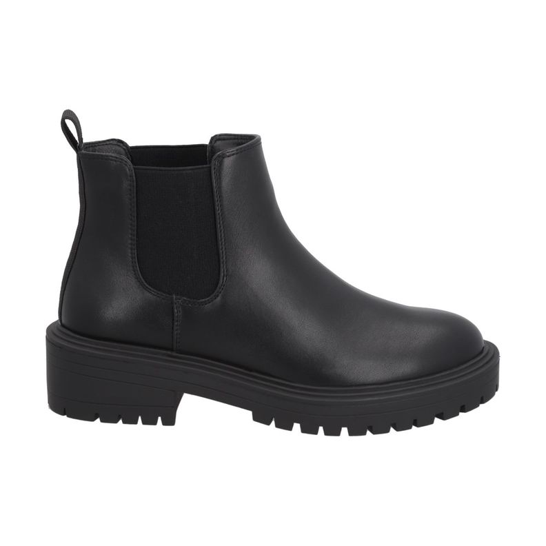 Botin Casual Mujer Negro Plataforma Storm Police 35