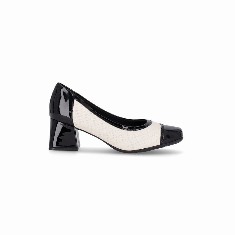 Zapato Mujer Negro/Blanco Estela Piccadilly-0