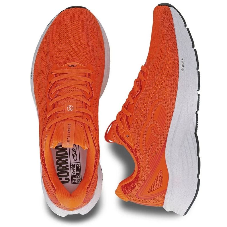 Zapatilla Running Hombre Challenger 5 Naranja-3