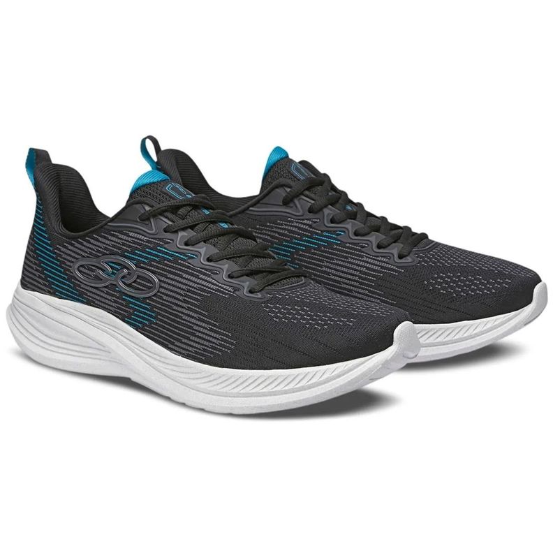 Zapatilla Hombre Marte Negro/Azul-1