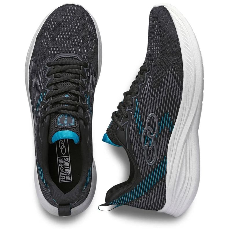 Zapatilla Hombre Marte Negro/Azul-2