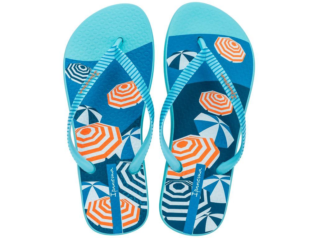 Sandalia Mujer Azul/Naranja Orla Ipanema-0