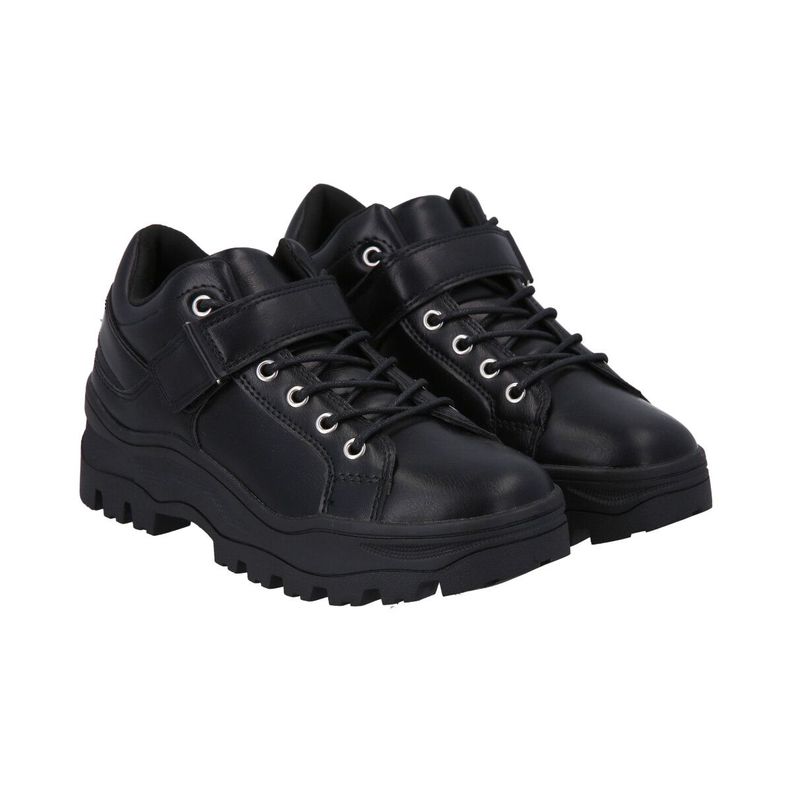 Zapatilla Mujer Negro Solid Police-0
