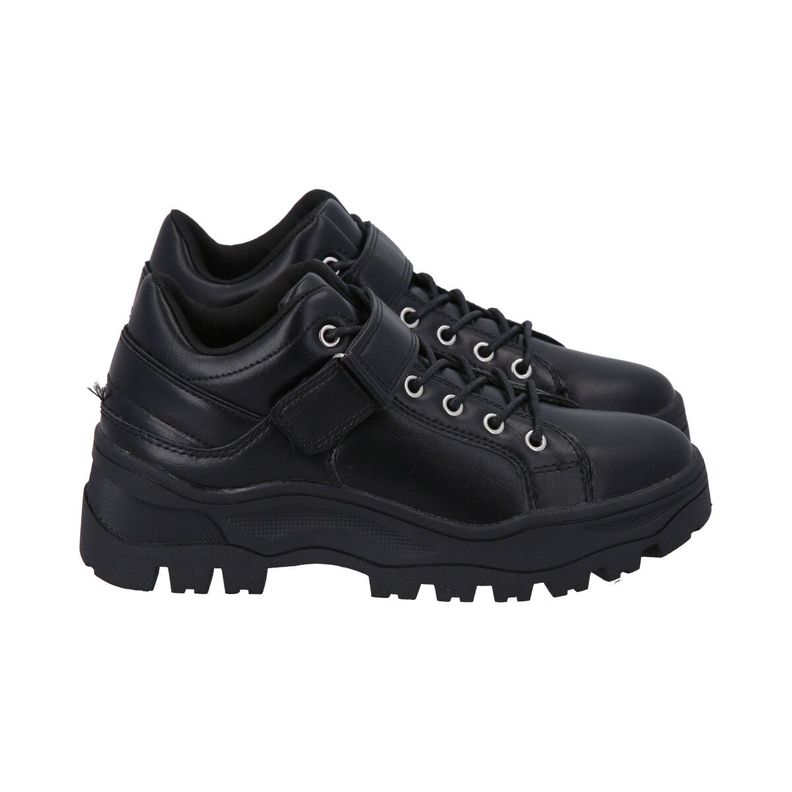 Zapatilla Mujer Negro Solid Police-2