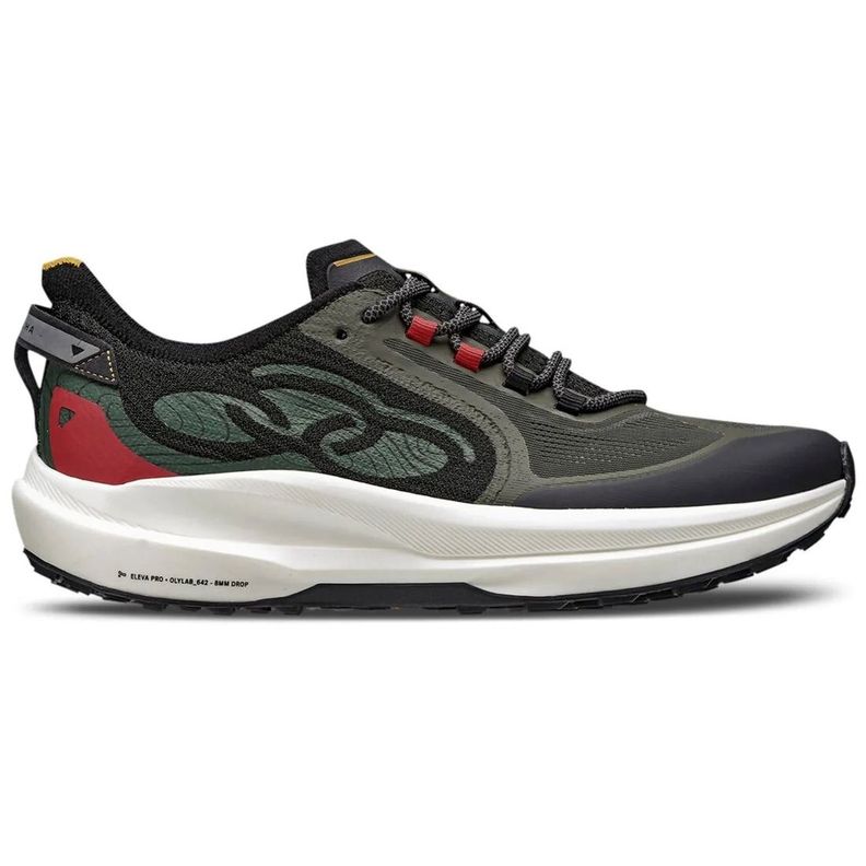 Zapatilla Trail Running Hombre Corre Trilha Verde Militar-0