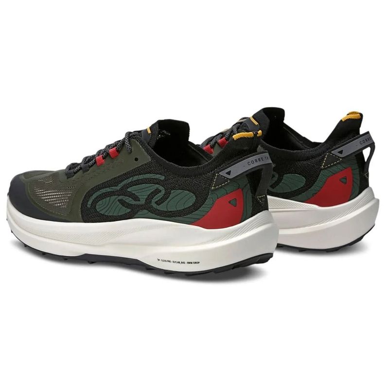 Zapatilla Trail Running Hombre Corre Trilha Verde Militar-1