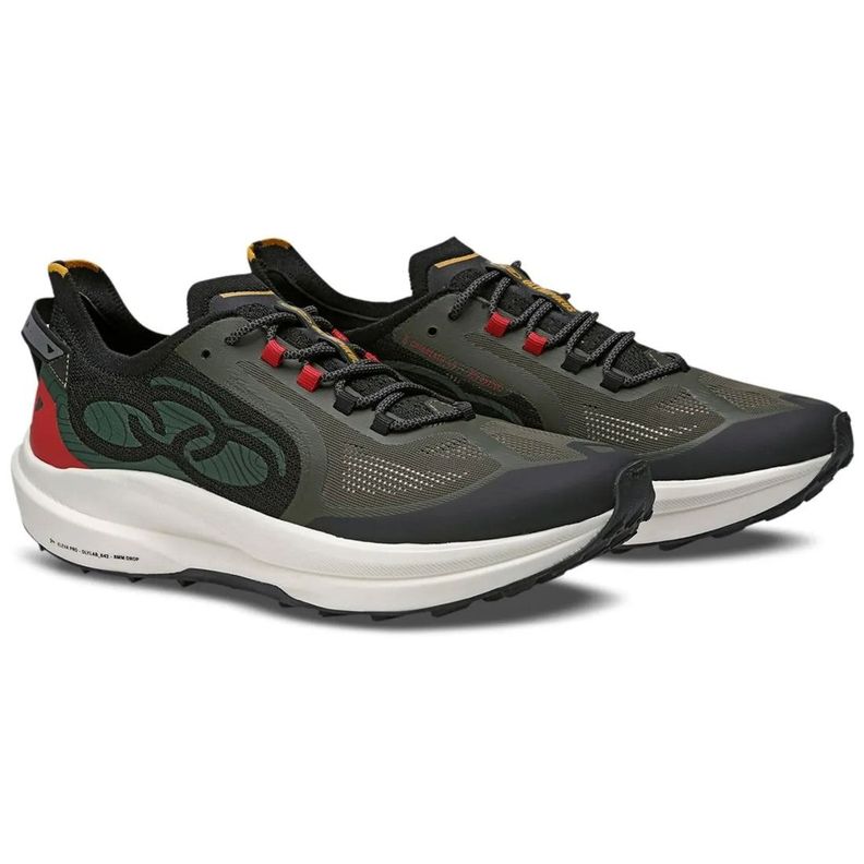 Zapatilla Trail Running Hombre Corre Trilha Verde Militar-2