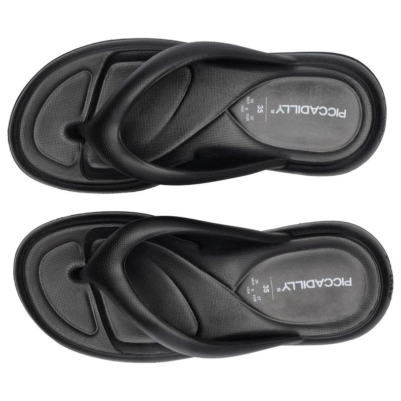 Sandalia Mujer Negro Marshmallow 439 Piccadilly-2