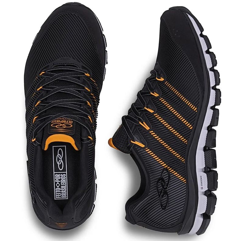 Zapatilla Hombre Dynamic Negro/Naranja-3