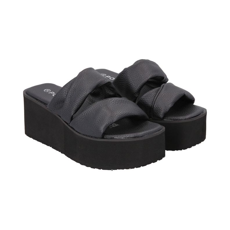 Sandalia Mujer Negro Lola Police-0