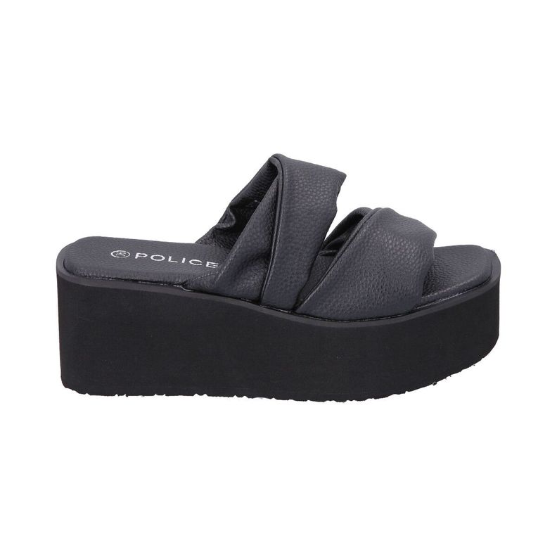 Sandalia Mujer Negro Lola Police