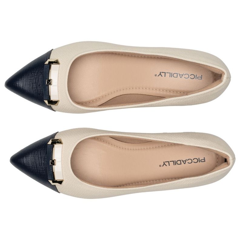 Zapato Mujer Azul/Hueso Taci 266 Piccadilly-2