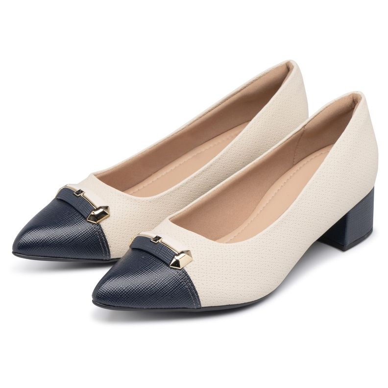 Zapato Mujer Azul/Hueso Taci 266 Piccadilly-1
