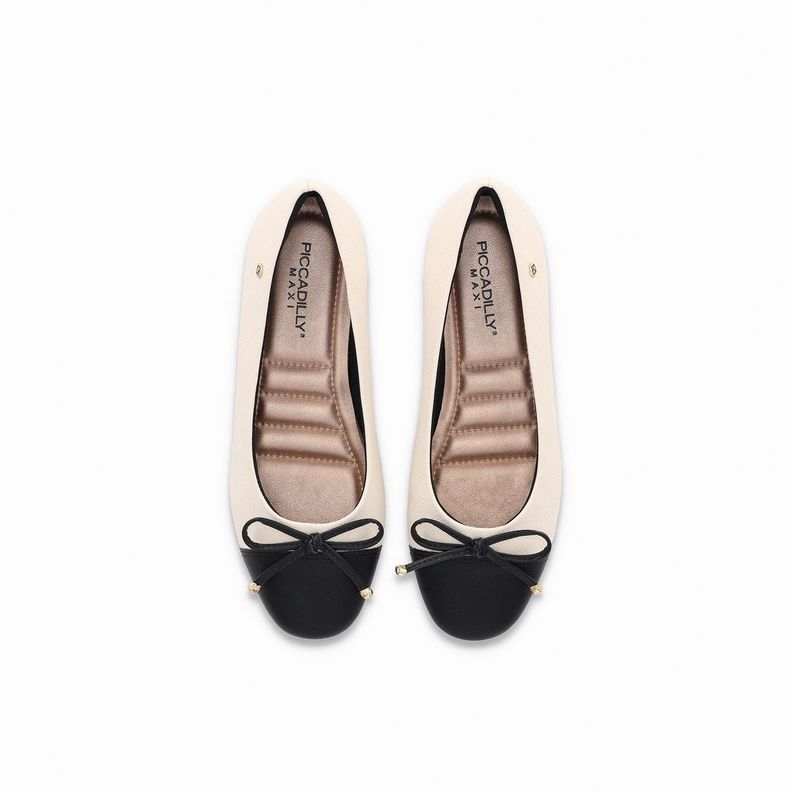 Ballerina Mujer Negro/Blanco Michelle 02 Piccadilly-2