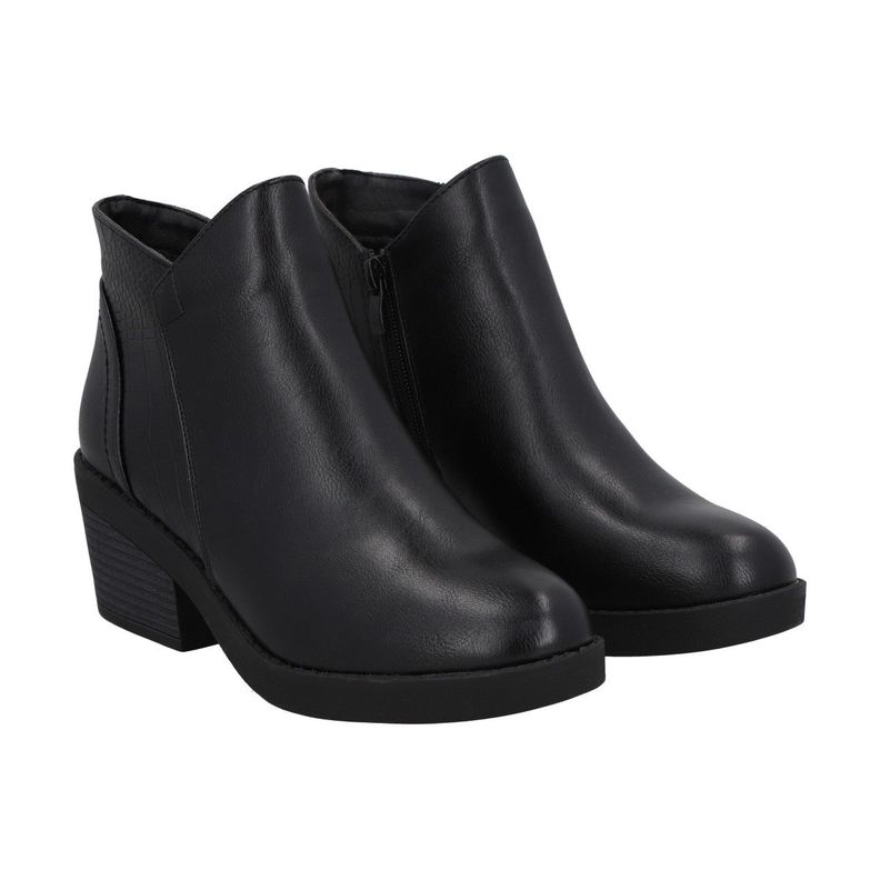 Botin Zara Negro Police-0