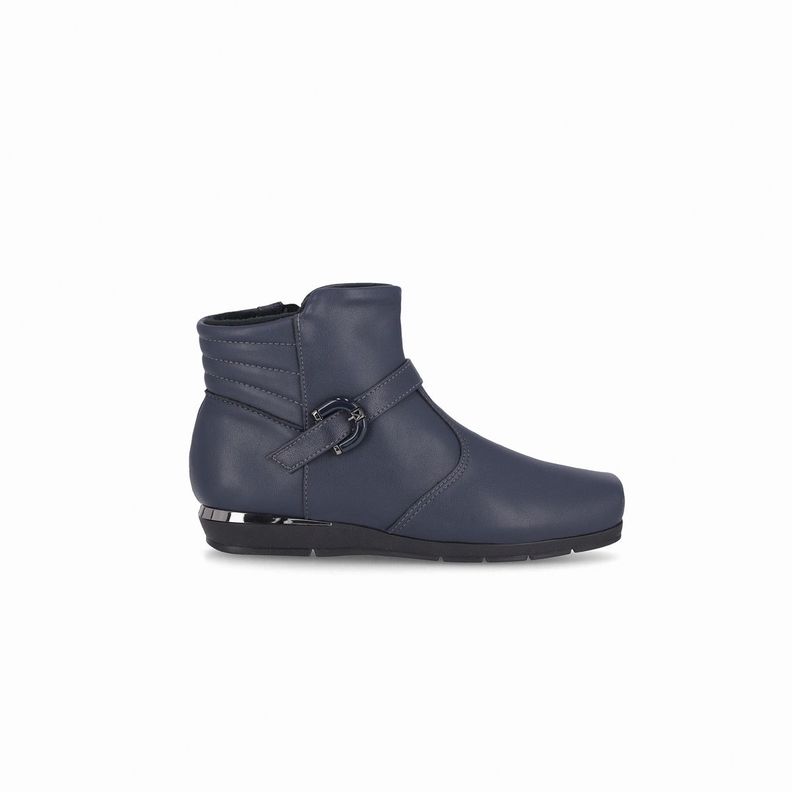 Botin Mujer Azul Fernanda 89 Piccadilly-0