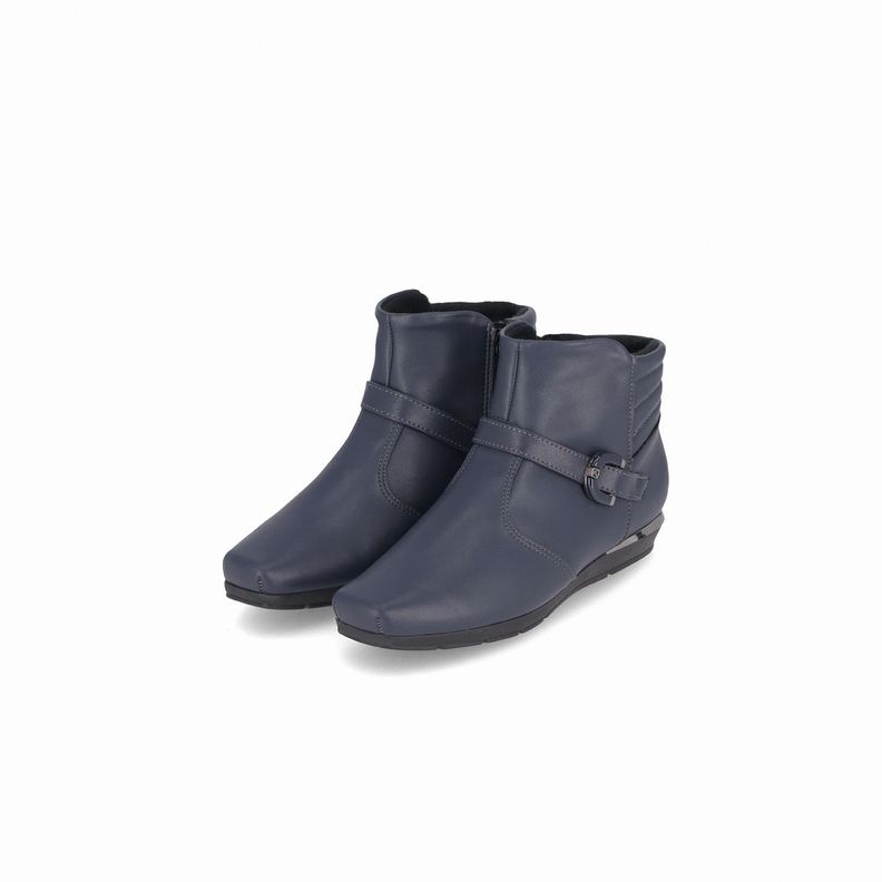 Botin Mujer Azul Fernanda 89 Piccadilly-1