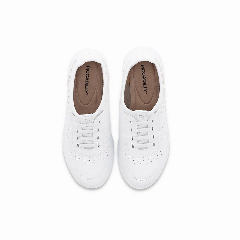 Zapatilla Mujer Blanco Vicky Piccadilly-2