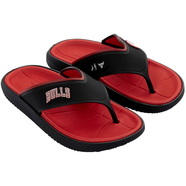 Sandalia Hombre Negro Chicago Bulls NBA  381  Rider-0
