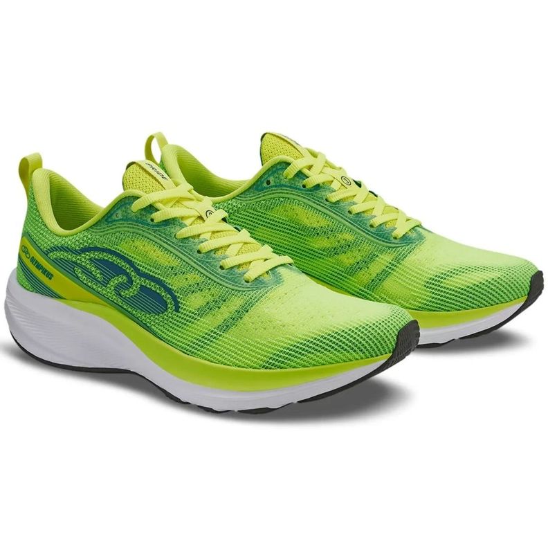 Zapatilla Running Hombre Pride 3 Verde Limón-2