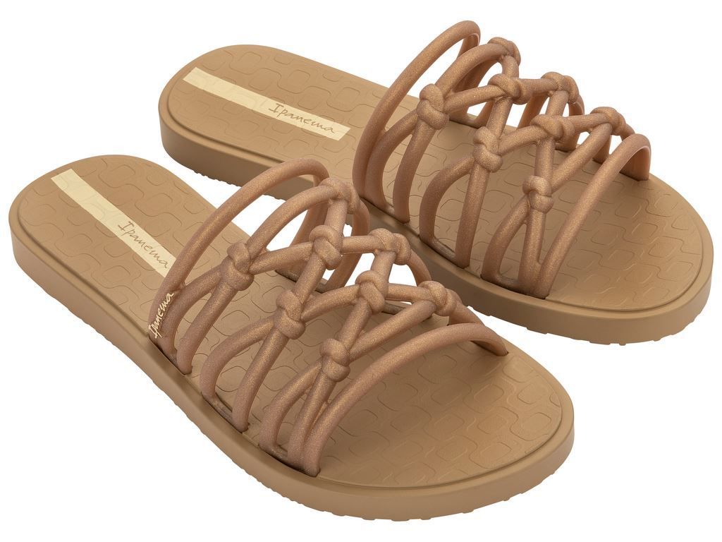 Sandalia Mujer Beige Link 134 Ipanema-0