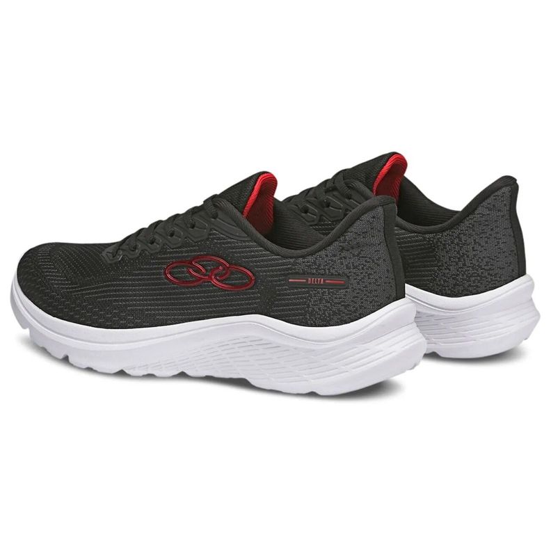 Zapatilla Hombre Delta Negro/Rojo Olympikus-4