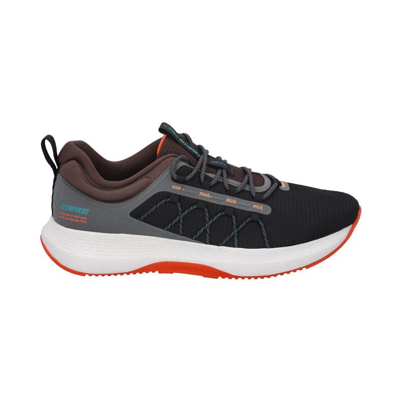 Zapatilla Hombre Vertical Negro/Gris Olympikus-0
