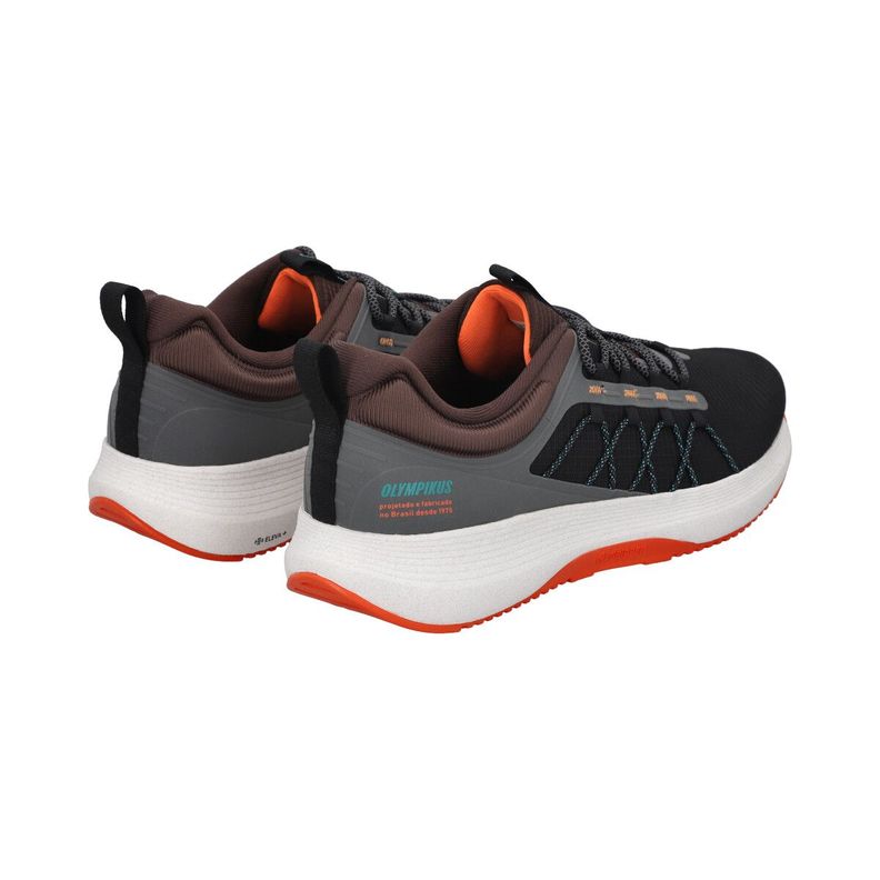 Zapatilla Hombre Vertical Negro/Gris Olympikus-3