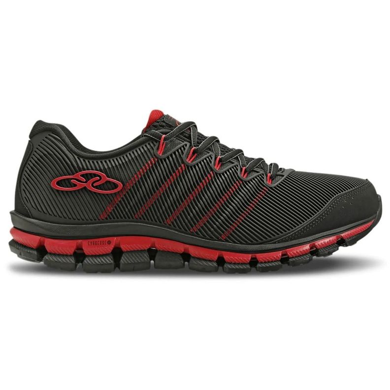 Zapatilla Hombre Dynamic Negro/Rojo-0