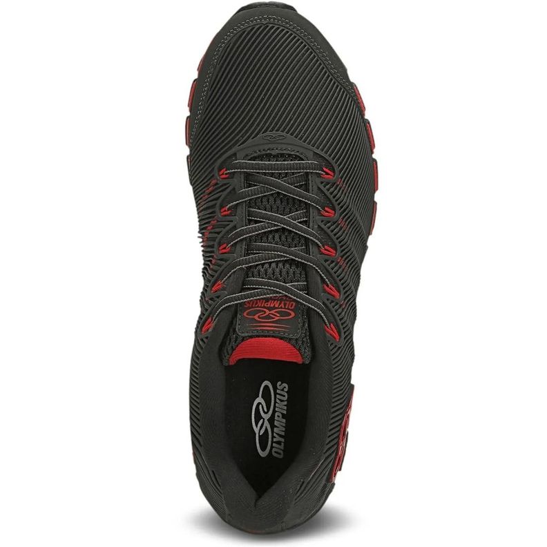 Zapatilla Hombre Dynamic Negro/Rojo-3
