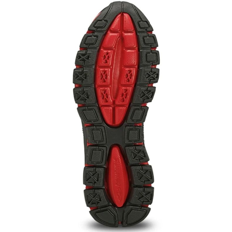 Zapatilla Hombre Dynamic Negro/Rojo-4