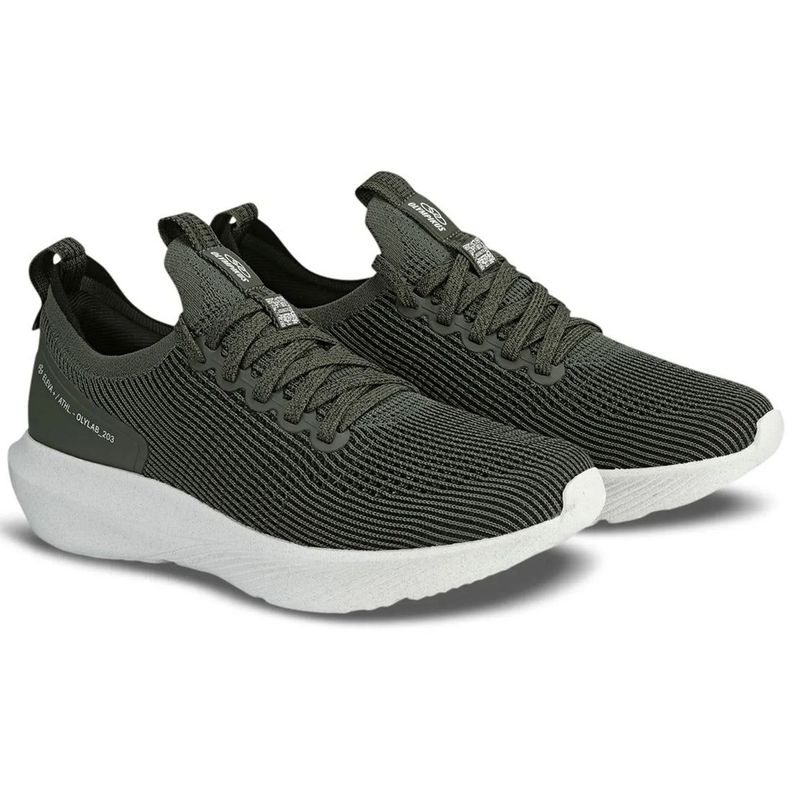 Zapatilla Hombre Asfalto Verde Militar-1