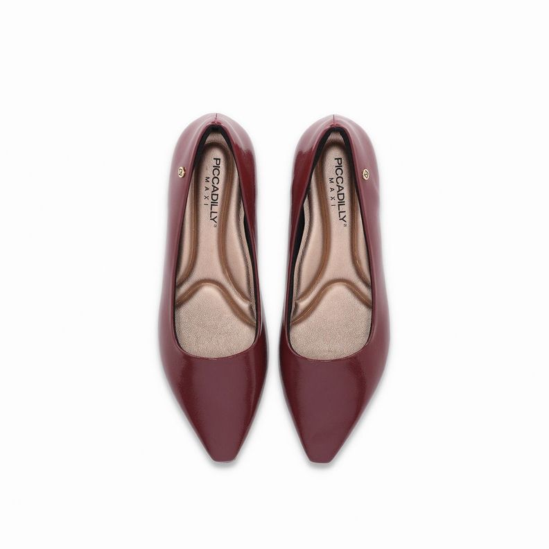 Zapato Mujer Vino/Charol Silvia 910 Piccadilly-2
