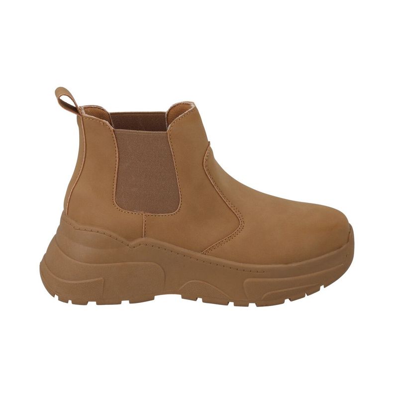 Botin Mujer Cafe Plataforma Dunkin Police