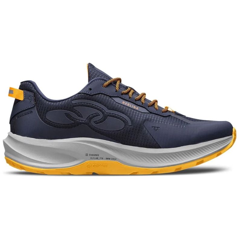 Zapatilla Trail Running Hombre Neblina Azul Marino-0
