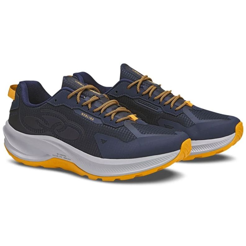 Zapatilla Trail Running Hombre Neblina Azul Marino-1