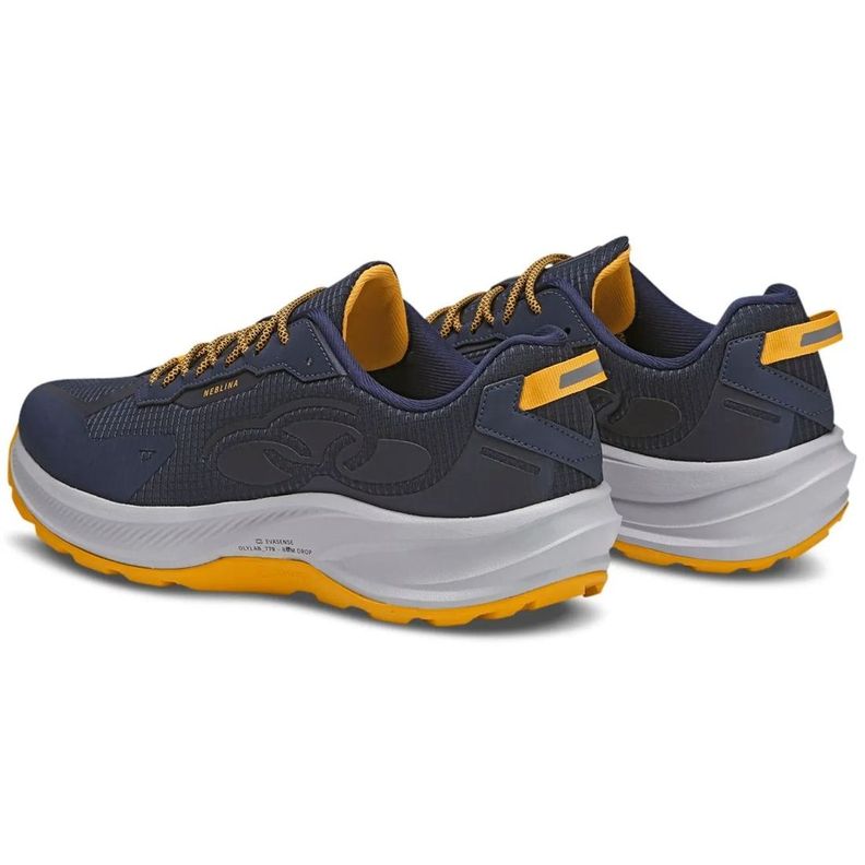 Zapatilla Trail Running Hombre Neblina Azul Marino-4