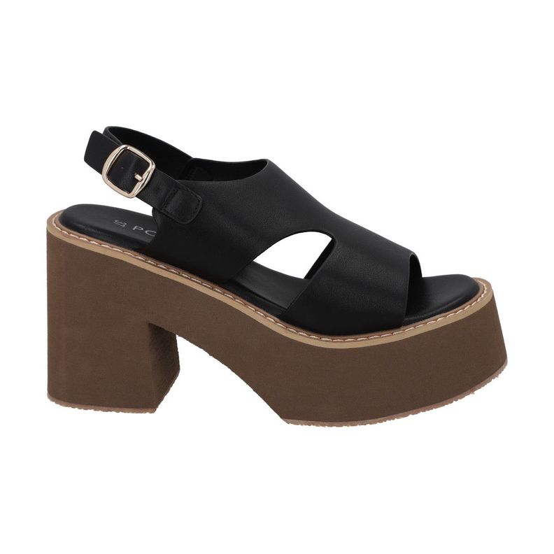 Sandalia Mujer Negro Coqui Police-4