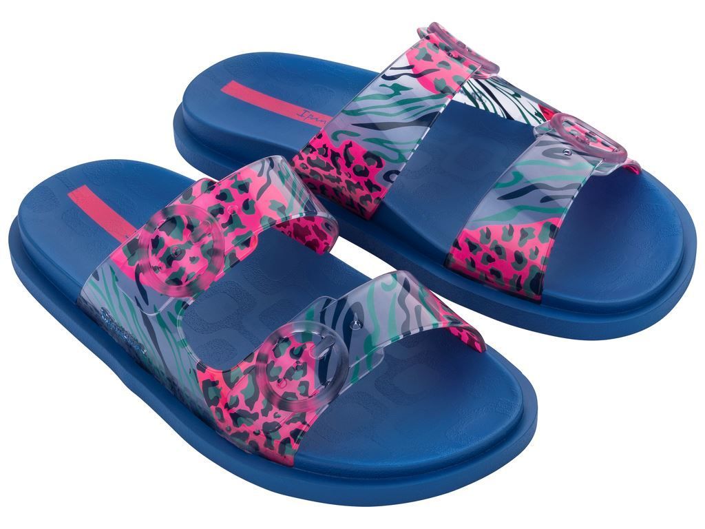 Sandalia Follow Print Azul  Ipanema-0