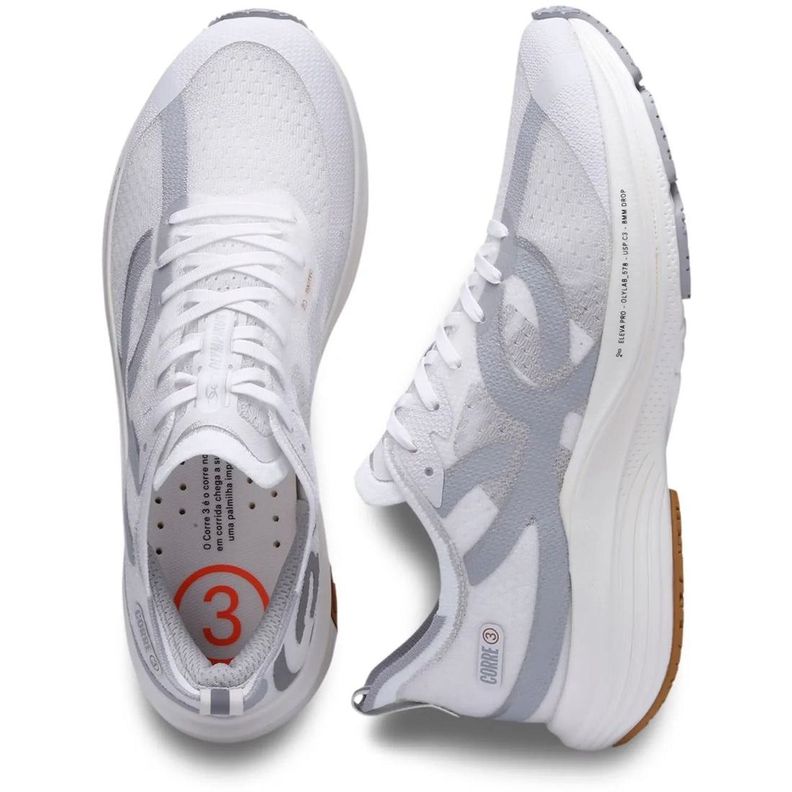 Zapatilla Running Hombre Corre 3 Blanco-3