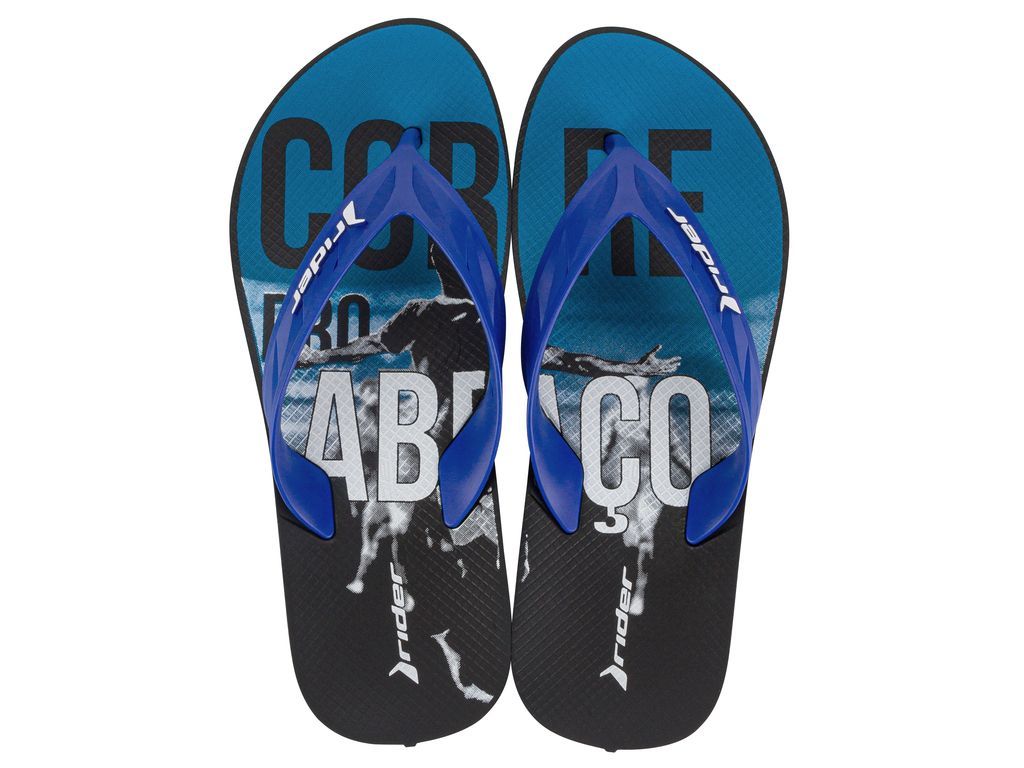 Sandalia Hombre Negro/Azul Street Rider-0