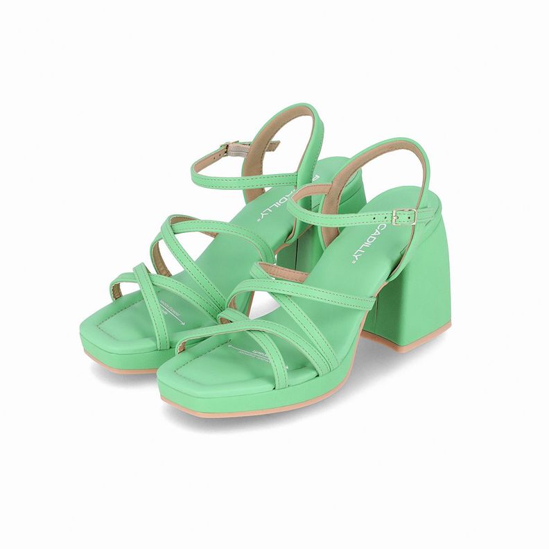 Sandalia Mujer Verde Eloisa Piccadilly-0