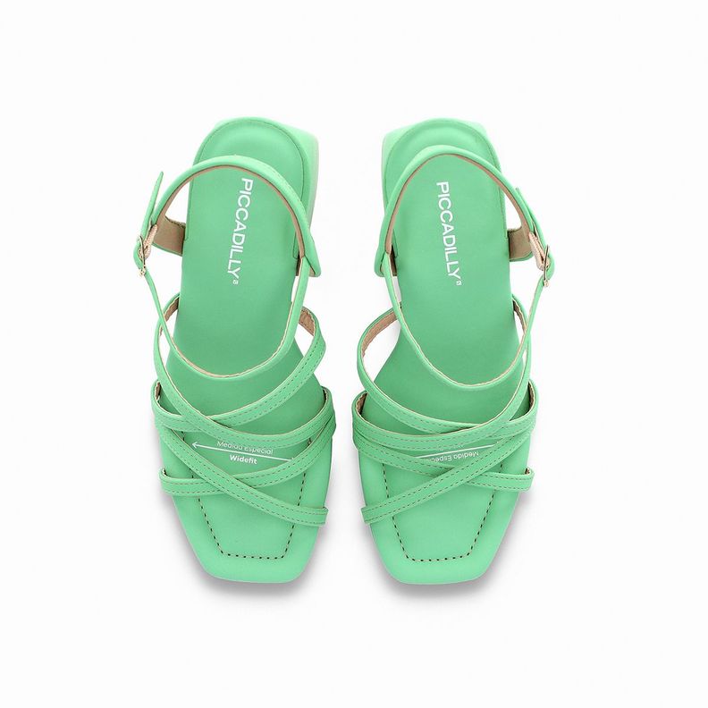 Sandalia Mujer Verde Eloisa Piccadilly-3