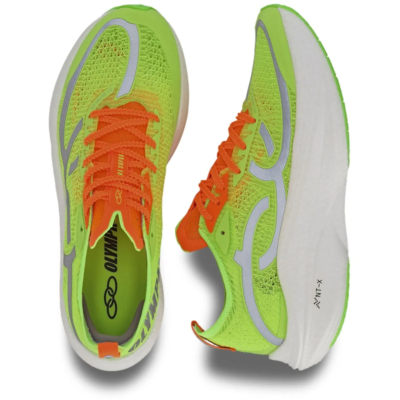 Zapatilla Running Hombre Corre SUPRA Verde Neón-2