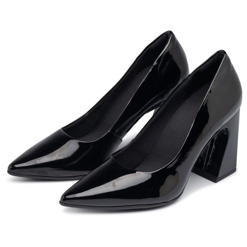 Zapato Mujer Charol Silvana Negro Piccadilly-2