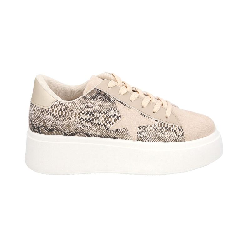 Zapatilla Urbana Mujer Reptil Star Police Cafe 35