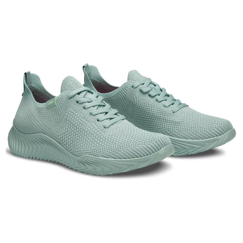 Zapatilla Mujer 146G Ultraleve Verde Agua-1